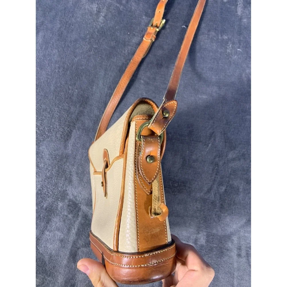 Dooney & Bourke All Weather Leather Women's Crossbody Bag Small Bone